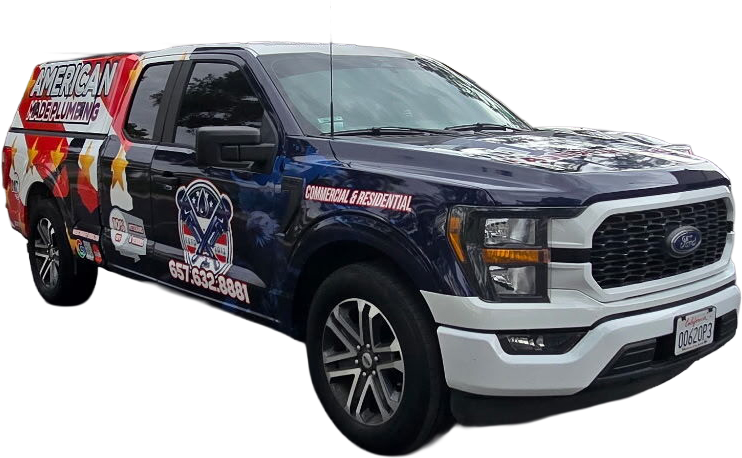 American Made Plumbing service truck